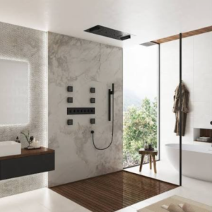 Overhead Rain Shower Head Mount