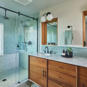 Freestanding Bathroom Vanity Setup
