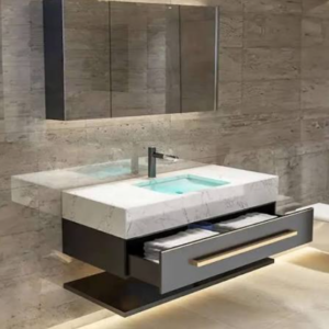 Sintered Stone Vanity Top Installation