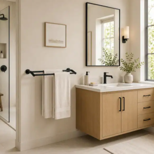Multi-Tier Towel Rack Installation