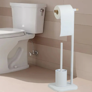 Paper Holder & Toilet Brush Set Mount
