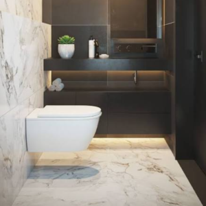 Wall-Mounted Toilet Surface Trim & Fit