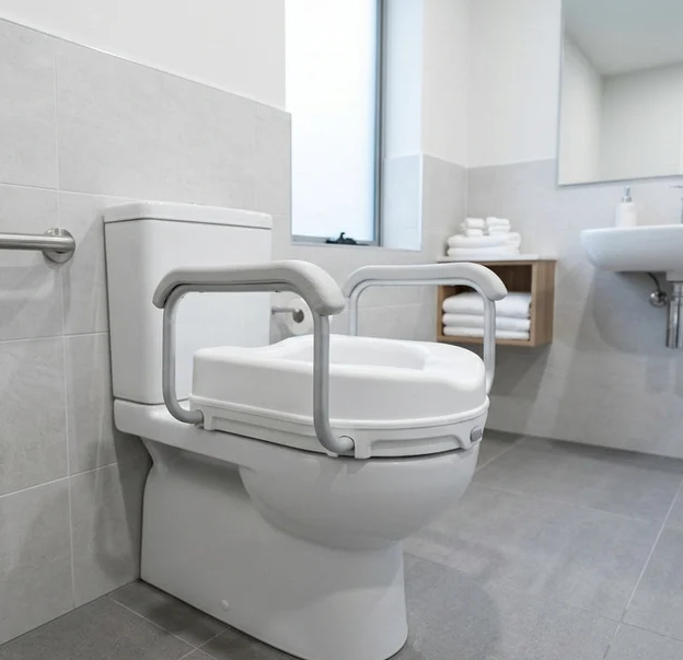 Accessible Toilet & Riser Setup